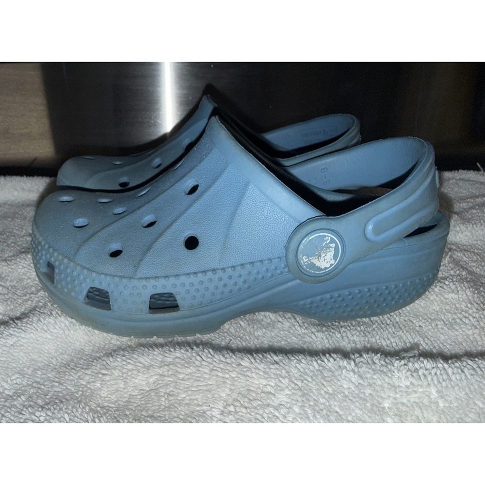 Crocs Blue Toddler Boys Size C8 - Picture 4 of 9